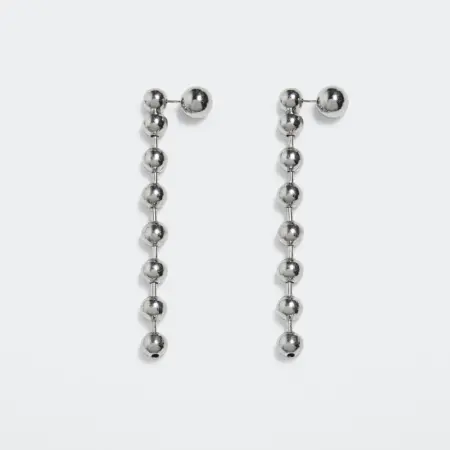 Faceted crystal hoop earrings