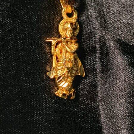 2K Gold-Plated Religious Pendant with Chain