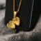 Gold-plated heart locket