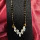 Double-Layer Mangalsutra with American Diamonds